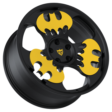 1-piece Batman forged wheels with yellow and black color option for a striking look RV-MBT - RVRN WHEELS